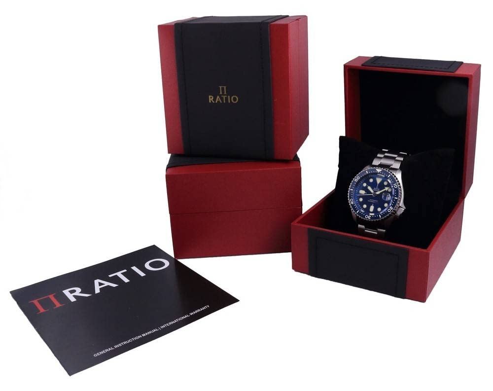 Foto 7 | Reloj De Buceo Ratio Freediver Con Cristal De Zafiro, 200 M, Resistente Al Agua - Venta Internacional.