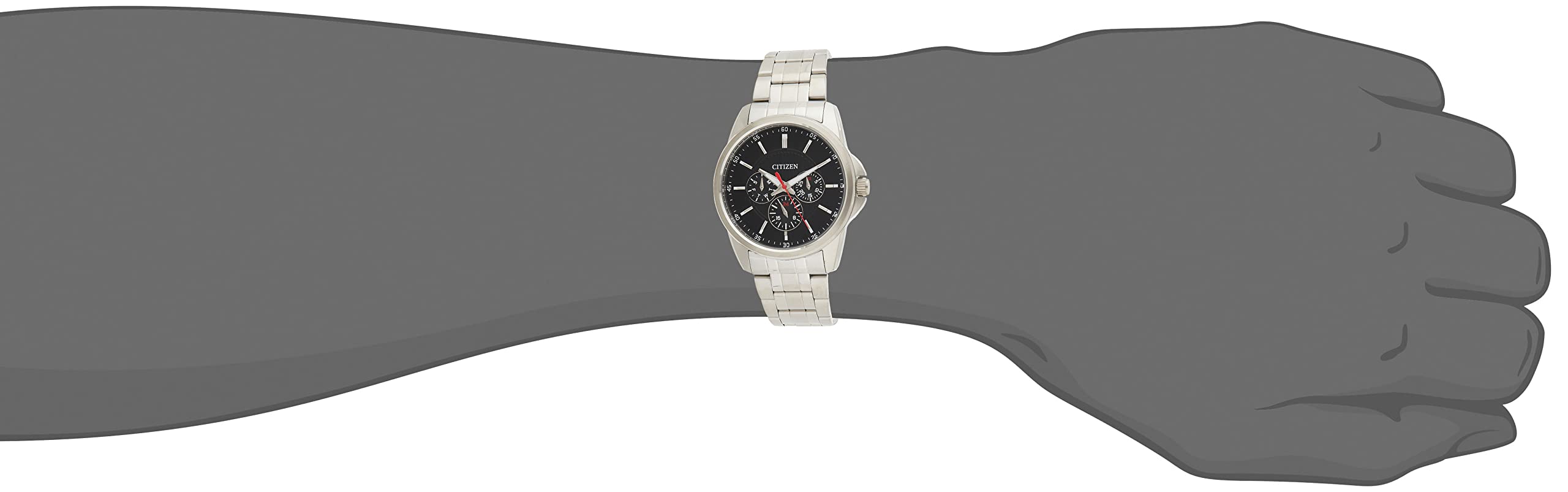 Foto 5 pulgar | Reloj Citizen Quartz Ag8340-58e Para Hombre, Acero Inoxidable - Venta Internacional.