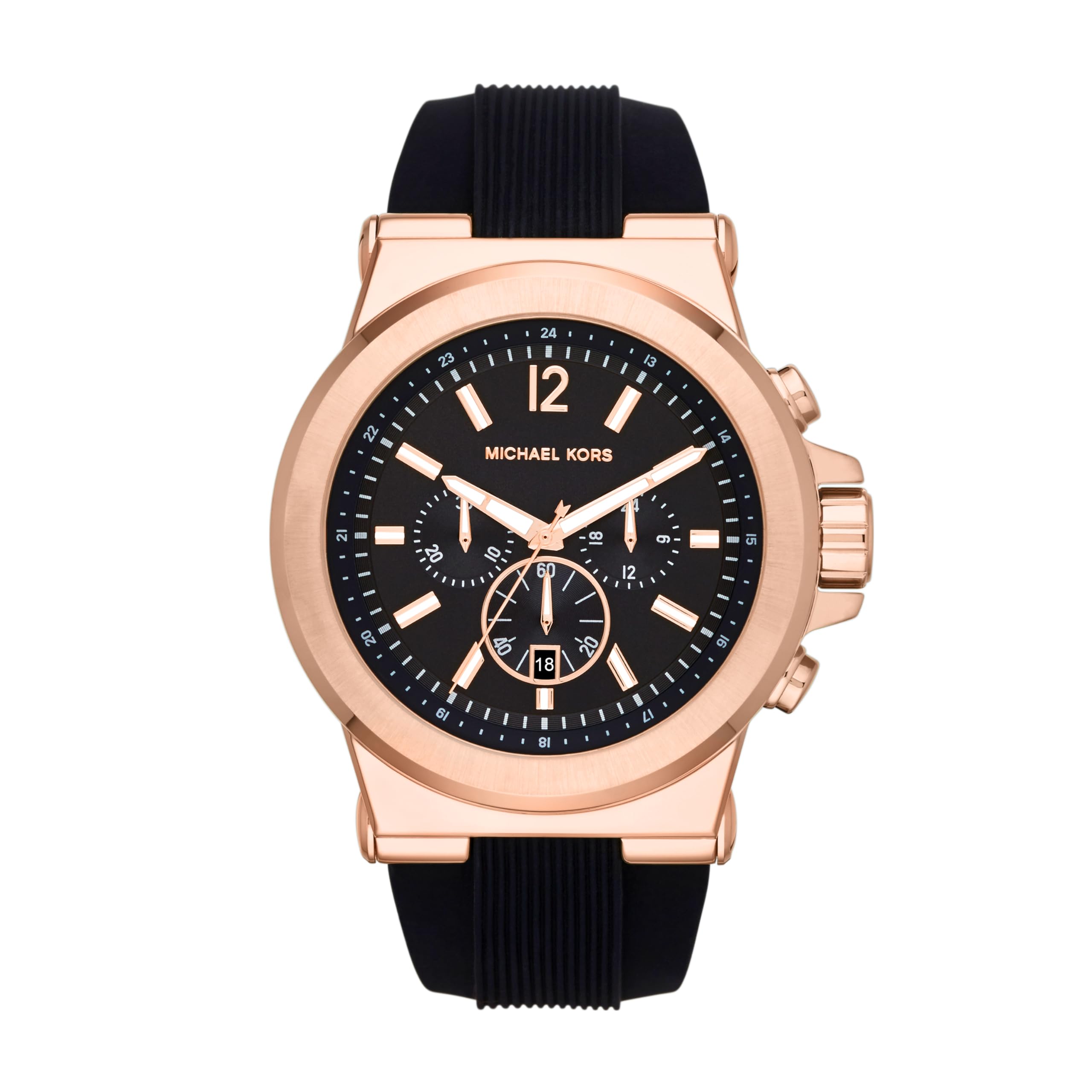Foto 2 pulgar | Reloj Cronógrafo Negro Clásico Michael Kors Mk8184 Para Hombre - Venta Internacional.