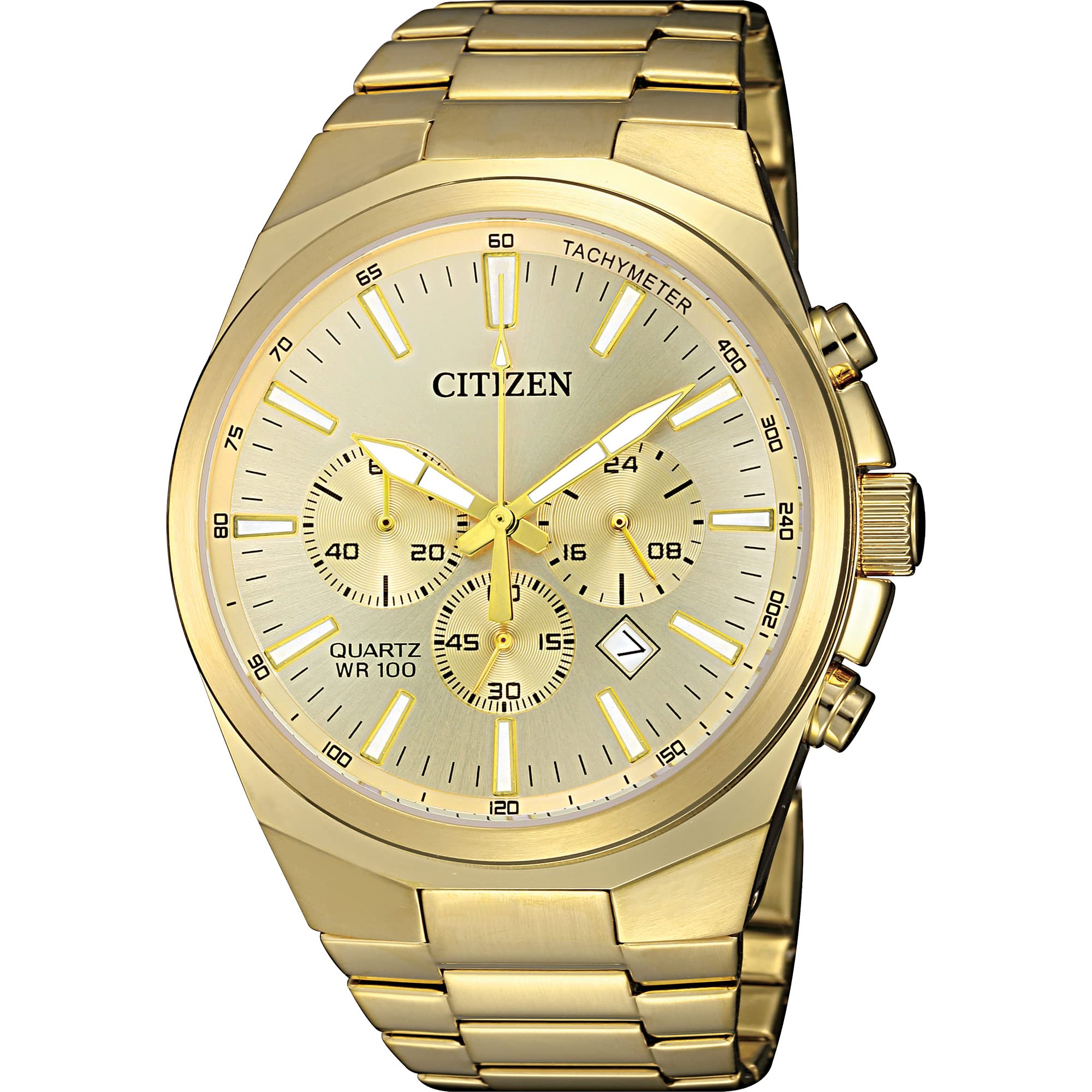 Foto 2 pulgar | Reloj Citizen Quartz Para Hombre De Acero Inoxidable Dorado An8172-53p - Venta Internacional.
