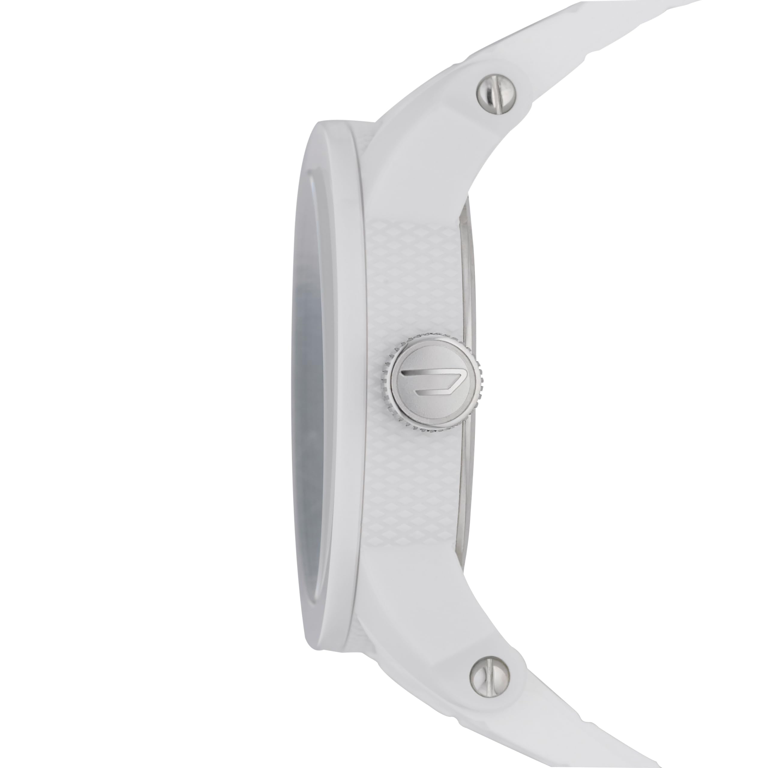 Foto 2 | Reloj Diesel Double Down Dz1436 De Silicona Blanca Para Hombre - Venta Internacional.