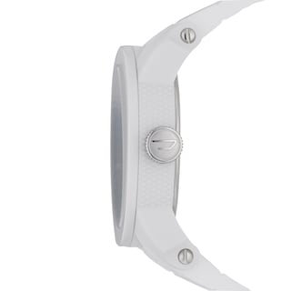 Foto 2 | Reloj Diesel Double Down Dz1436 De Silicona Blanca Para Hombre - Venta Internacional.