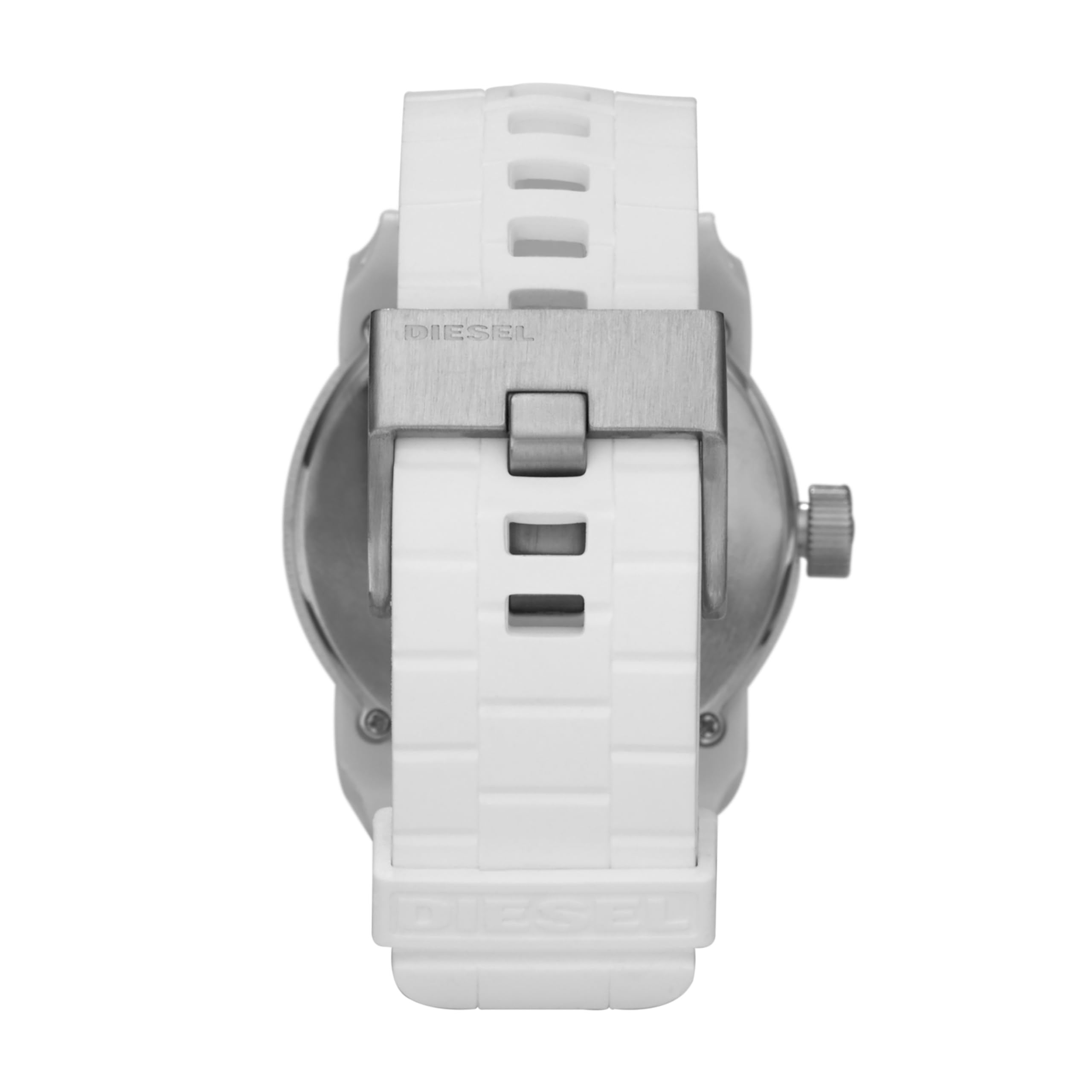 Foto 3 | Reloj Diesel Double Down Dz1436 De Silicona Blanca Para Hombre - Venta Internacional.