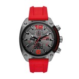 Reloj Diesel Overflow Dz4481 Cronógrafo Para Hombre Color Rojo - Venta Internacional.