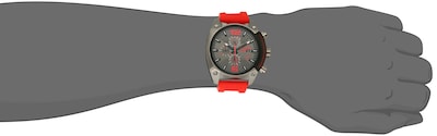 Foto 3 | Reloj Diesel Overflow Dz4481 Cronógrafo Para Hombre Color Rojo - Venta Internacional.