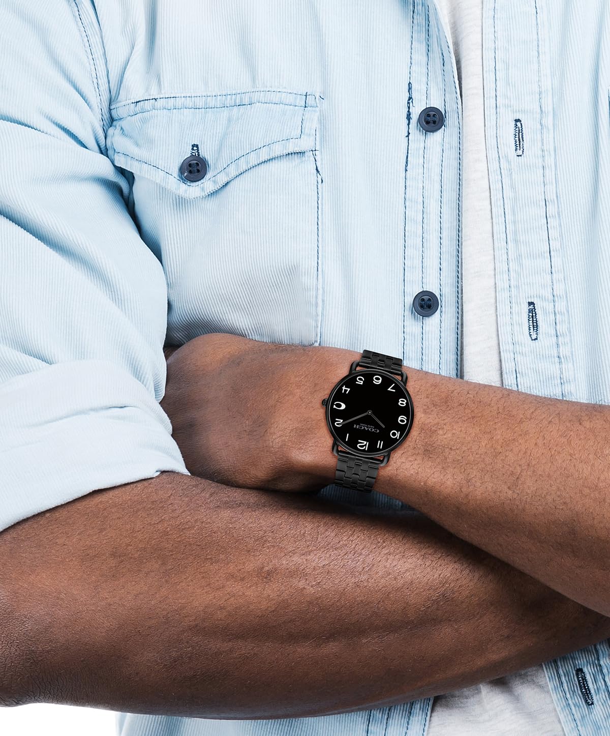Foto 3 pulgar | Reloj Coach Elliot Para Hombre, Resistente Al Agua, 50 M, Con Modelo 14602670 - Venta Internacional.