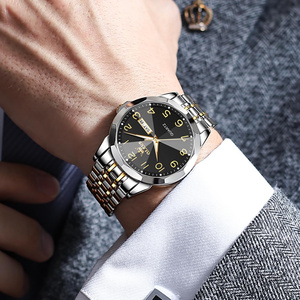 Foto 3 | Reloj Olevs Silver Para Hombre, Vestido De Negocios Impermeable - Venta Internacional.