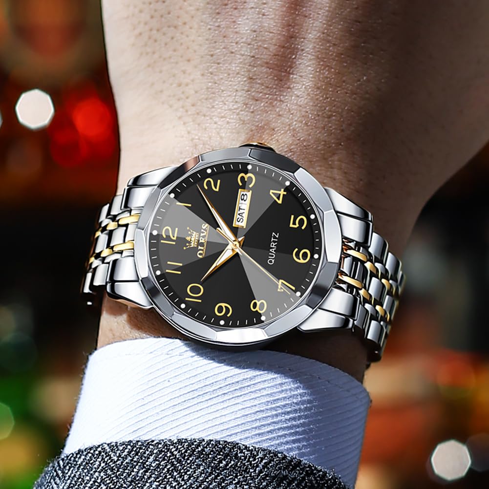 Foto 7 | Reloj Olevs Silver Para Hombre, Vestido De Negocios Impermeable - Venta Internacional.