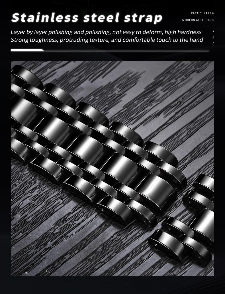 Foto 3 pulgar | Reloj De Pulsera Olevs Black Diamond Business Dress Para Hombre - Venta Internacional.
