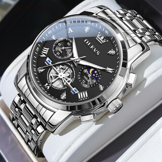 Foto 3 | Reloj Olevs Plateado para Hombre-Venta Internacional