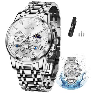 Foto 1 | Reloj Olevs Plateado para Hombre-Venta Internacional