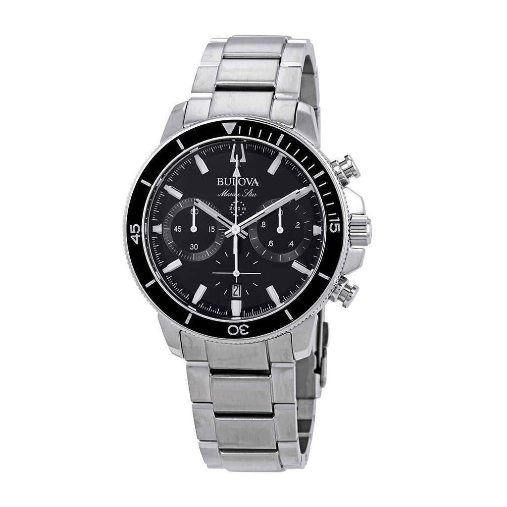 Foto 2 pulgar | Reloj Bulova Marine Star 96b272 Cuarzo 200 M Con Cronógrafo - Venta Internacional.