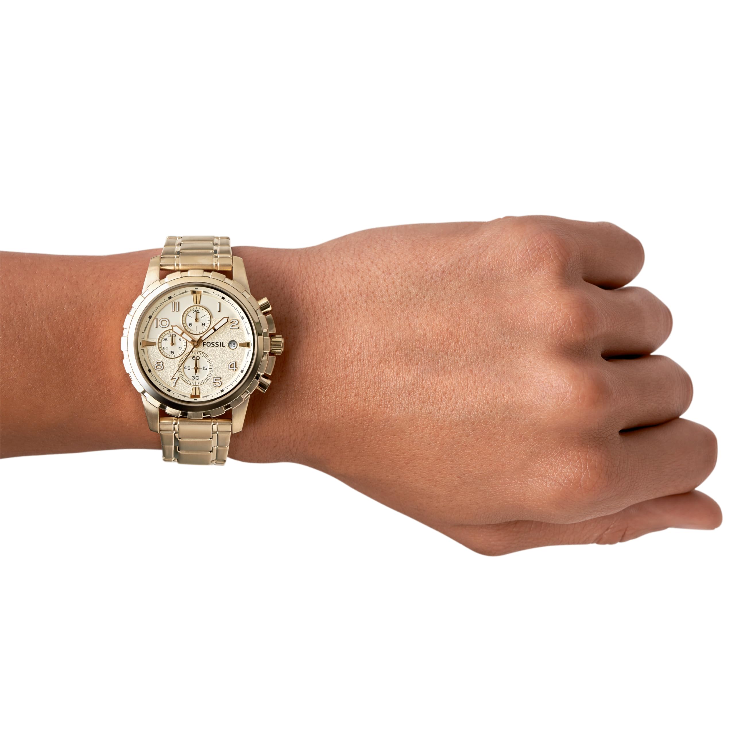 Foto 5 pulgar | Reloj Fossil Dean Fs4867ie De Acero Inoxidable Dorado Para Hombre - Venta Internacional.