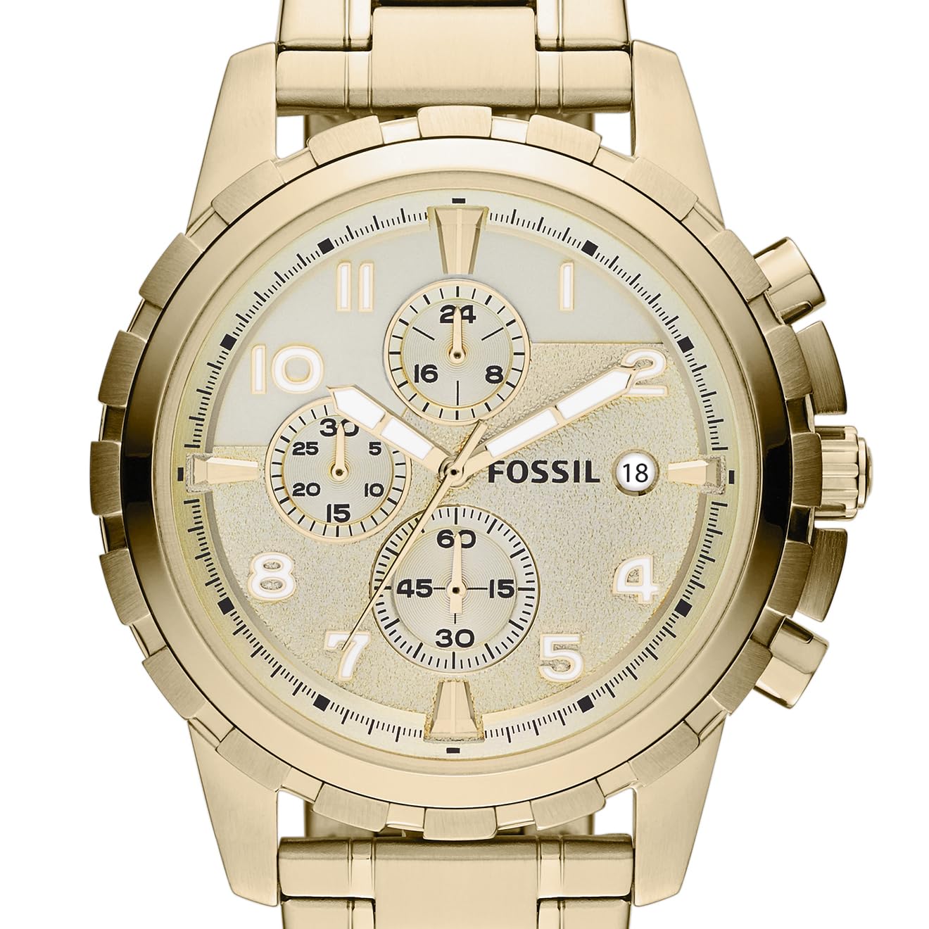 Foto 6 pulgar | Reloj Fossil Dean Fs4867ie De Acero Inoxidable Dorado Para Hombre - Venta Internacional.