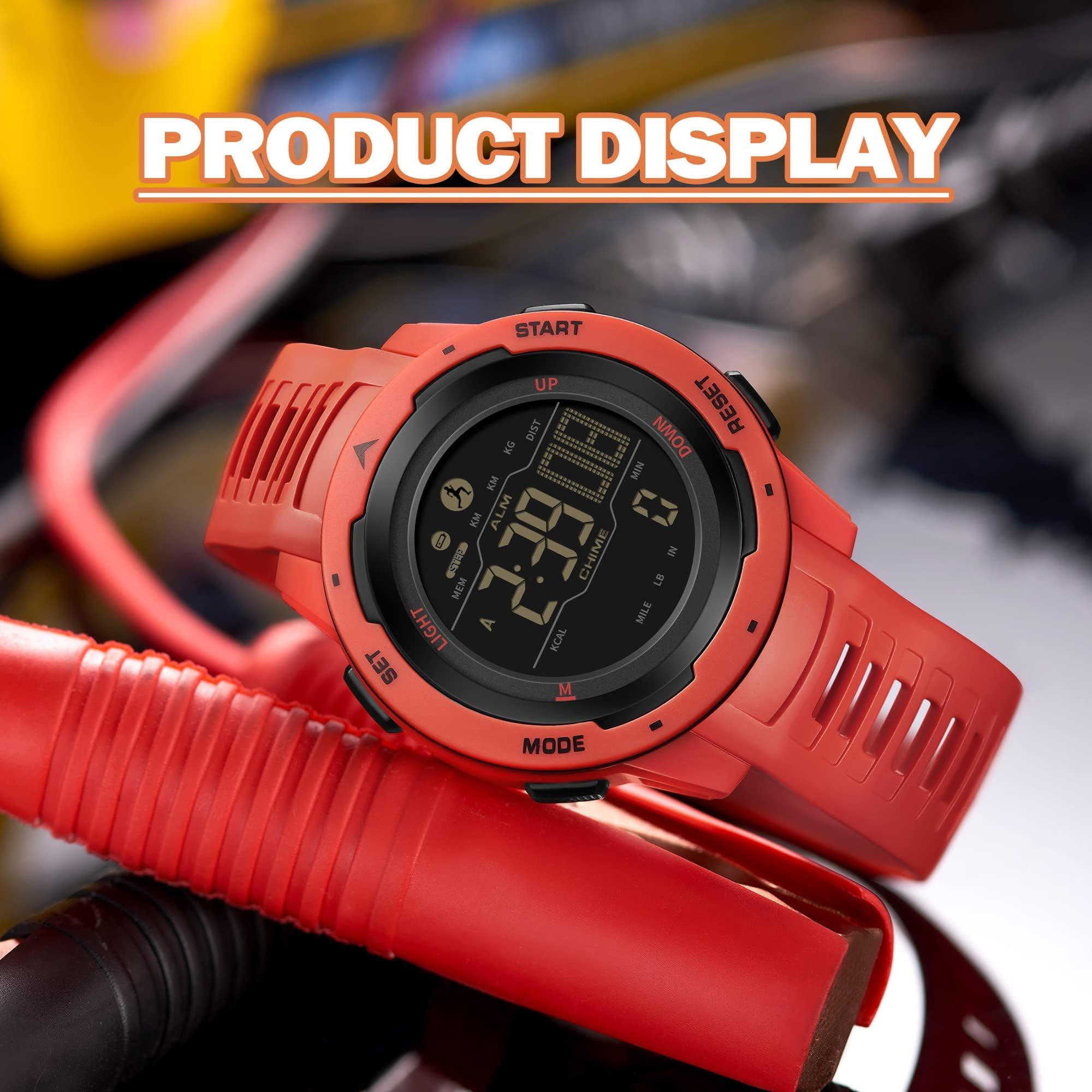 Foto 5 pulgar | Reloj Findtime Rojo para Hombre-Venta Internacional