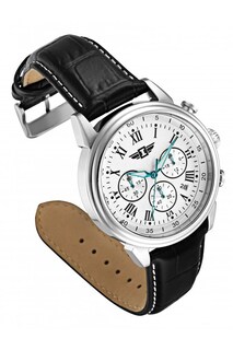 Foto 2 | Reloj Invicta I 90242-002 Cronógrafo Esfera Plateada de Piel para Hombre - Venta Internacional