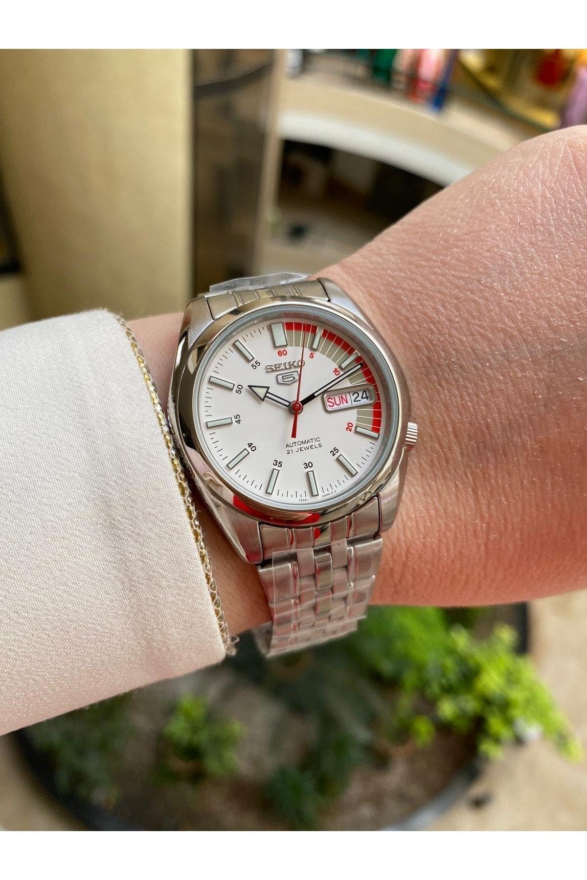 Foto 5 pulgar | Reloj Seiko Snk369 Para Hombre De Acero Inoxidable Automático - Venta Internacional.