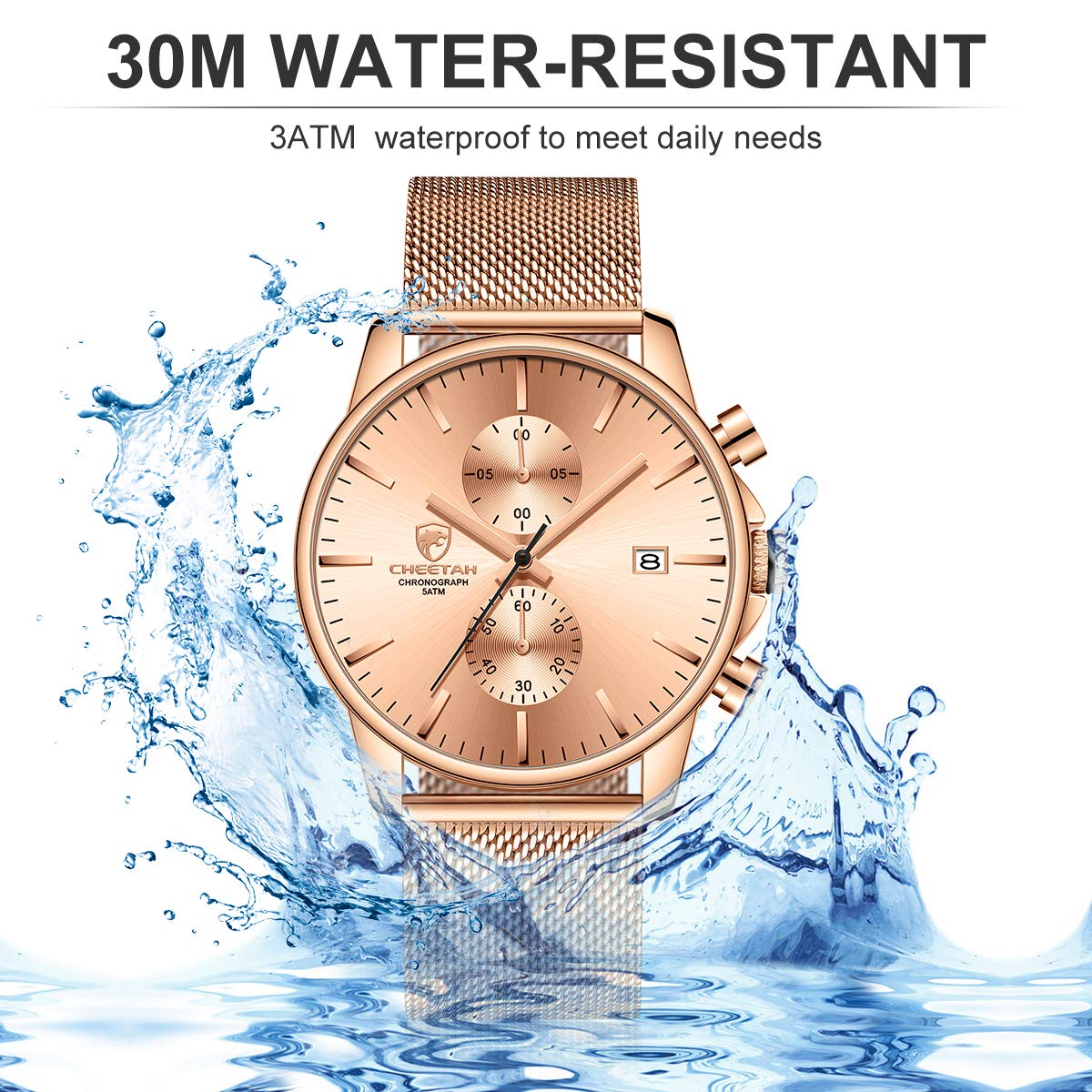 Foto 7 pulgar | Reloj Golden Hour Fashion Sleek Minimalist Para Hombre - Venta Internacional.