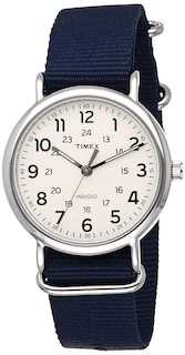 Foto 1 | Reloj Timex Weekender 40 Mm Para Hombre, Caja Plateada, Correa Azul - Venta Internacional.