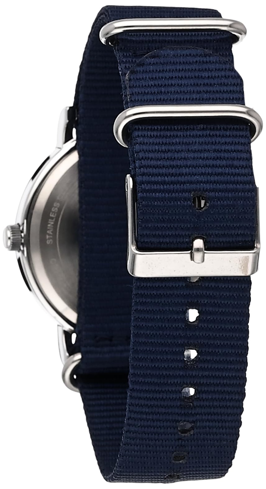 Foto 3 pulgar | Reloj Timex Weekender 40 Mm Para Hombre, Caja Plateada, Correa Azul - Venta Internacional.