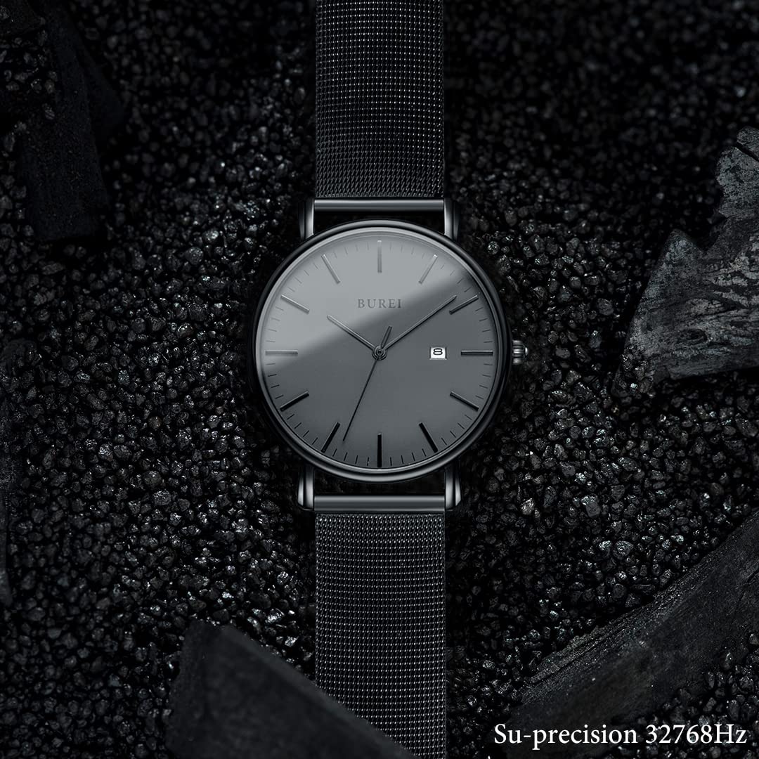 Foto 8 pulgar | Reloj De Pulsera Burei Fashion Minimalista Impermeable Para Hombre - Venta Internacional.