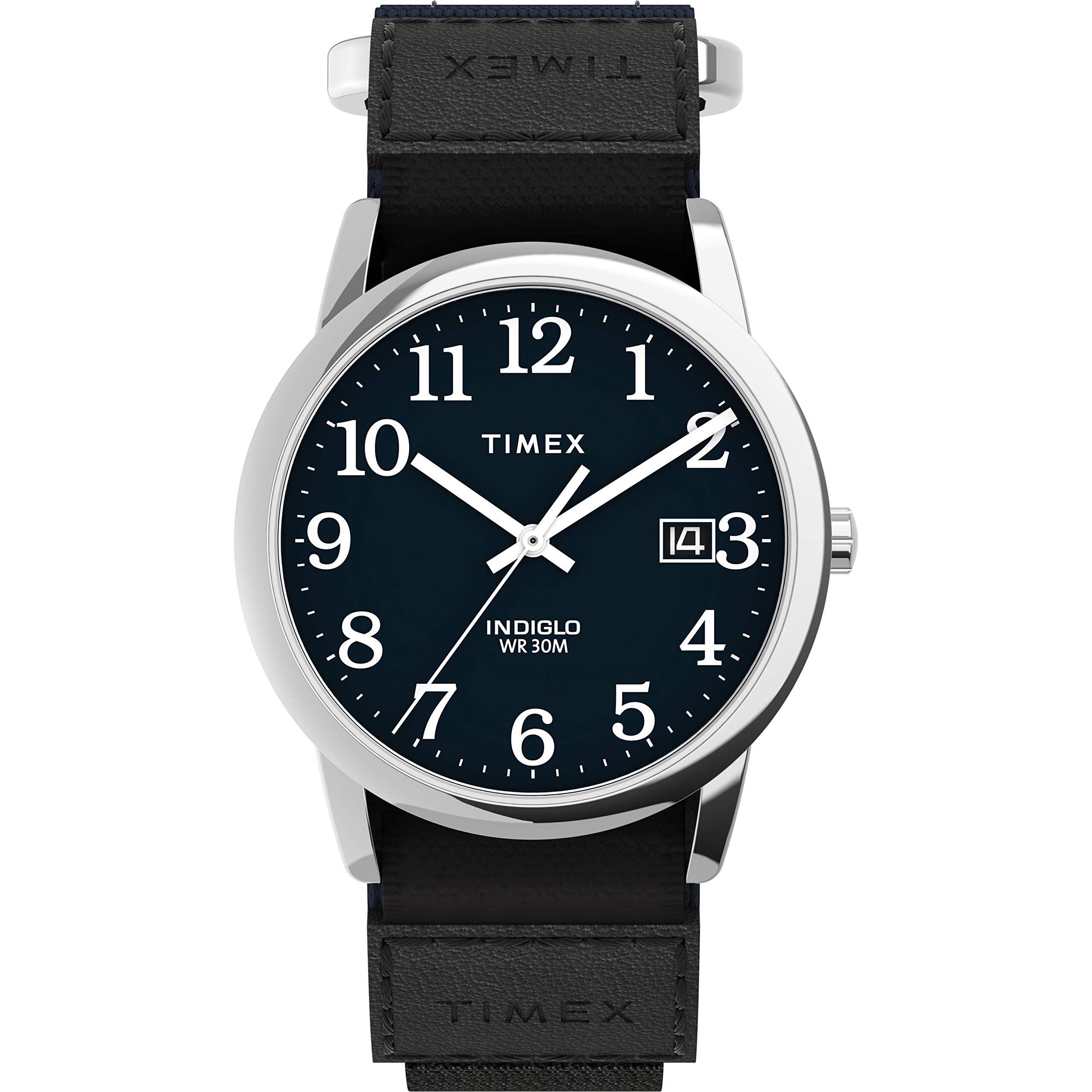 Reloj Timex Easy Reader De 35 Mm Con Esfera Azul Plateada Para Hombre - Venta Internacional.