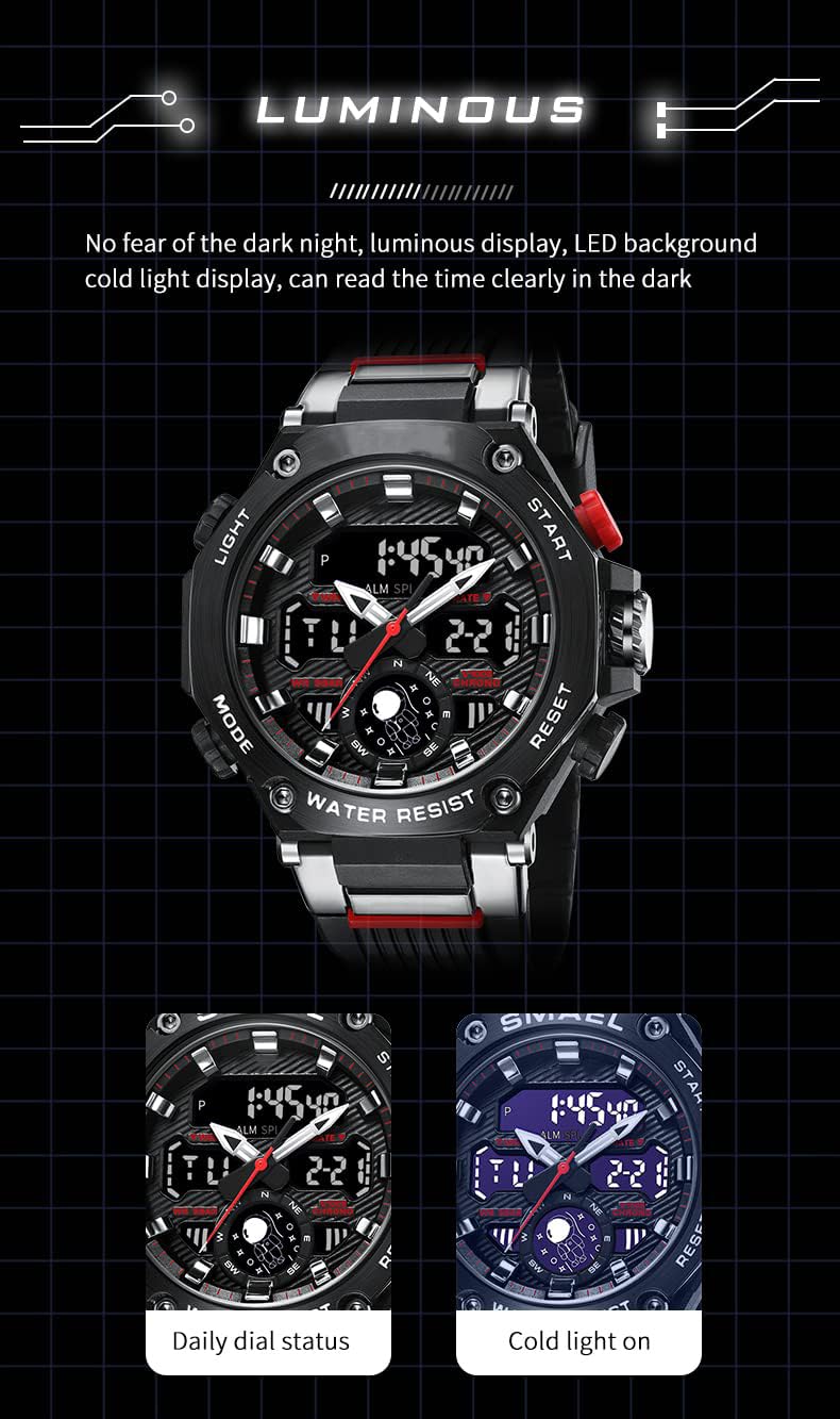 Foto 4 | Reloj Gosasa S-shock Multifunción Militar A Prueba De Agua - Venta Internacional.