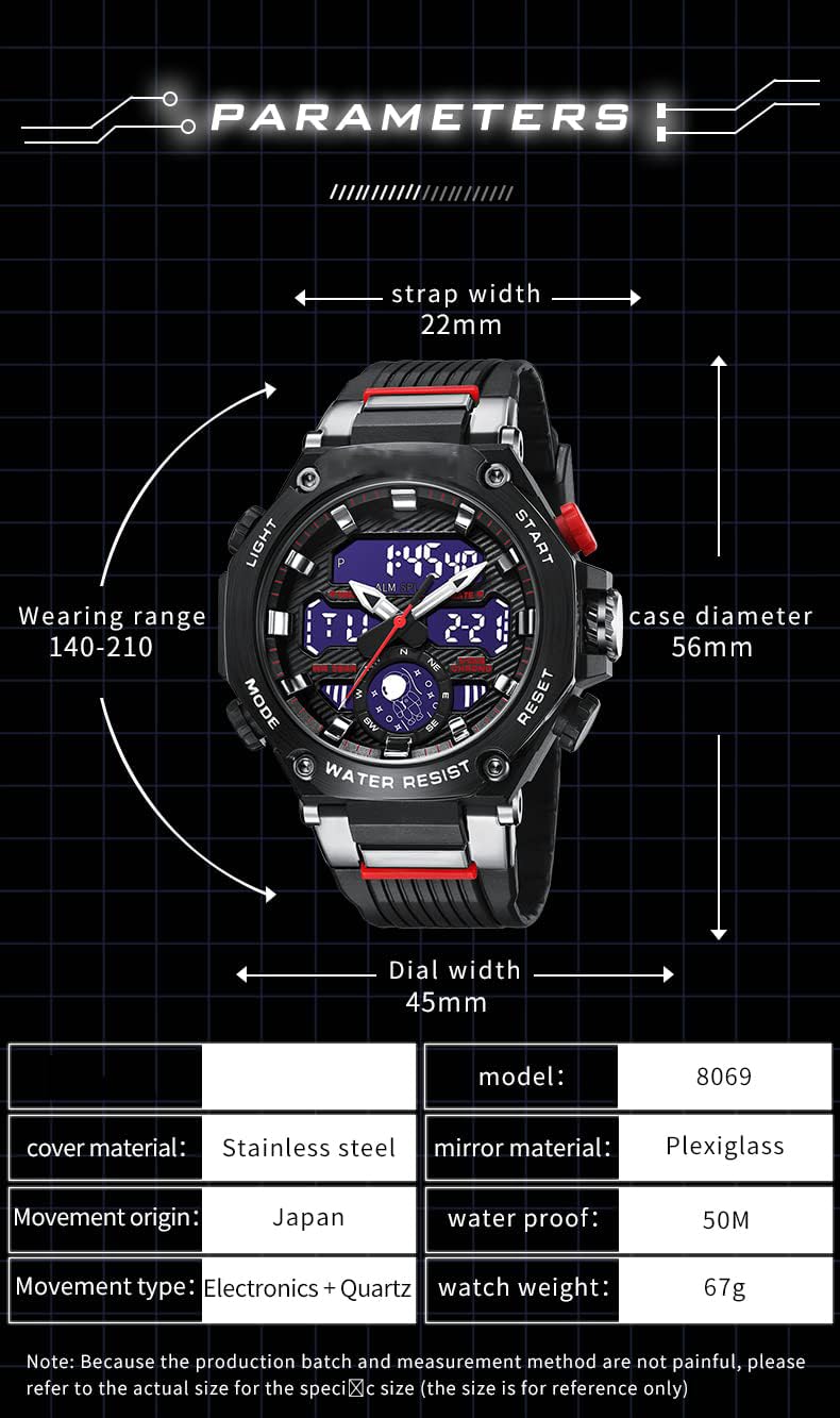 Foto 7 pulgar | Reloj Gosasa S-shock Multifunción Militar A Prueba De Agua - Venta Internacional.