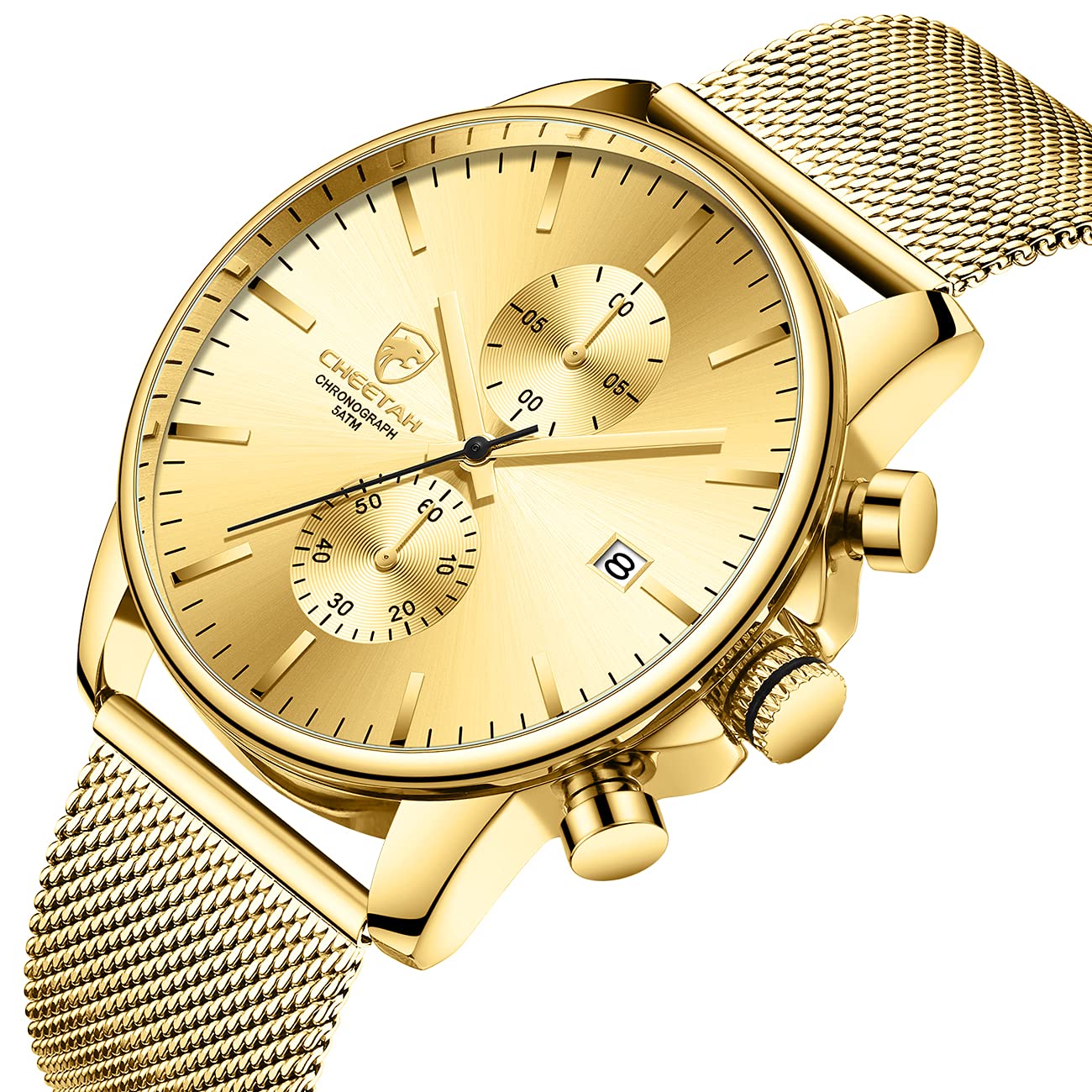 Foto 3 pulgar | Reloj Golden Hour Fashion Sleek Minimalist Para Hombre - Venta Internacional.