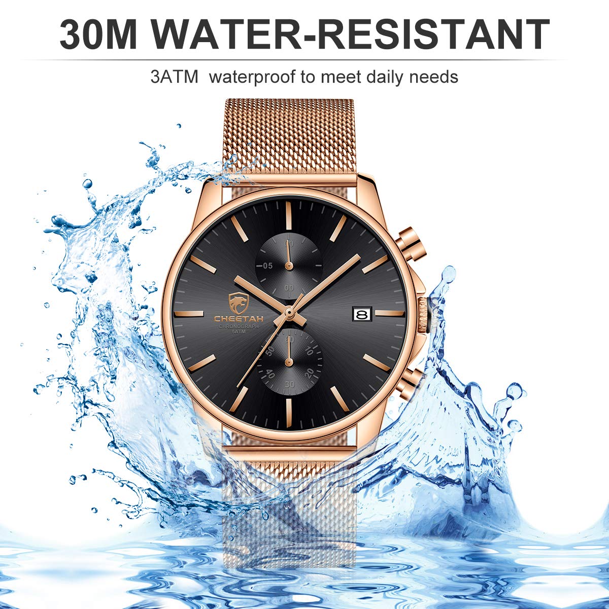 Foto 6 pulgar | Reloj Golden Hour Fashion Sleek Minimalist Para Hombre - Venta Internacional.