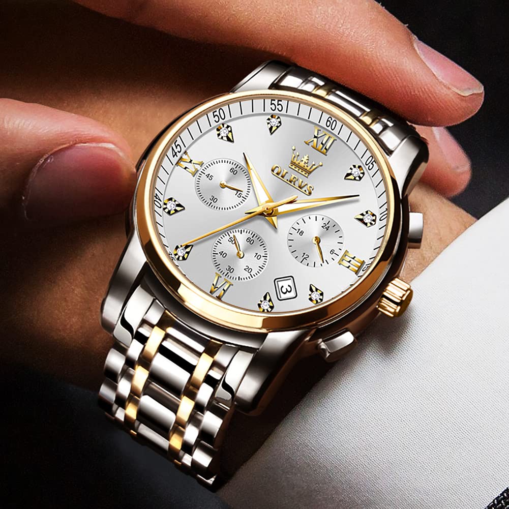 Foto 8 pulgar | Reloj De Pulsera Olevs Chronograph Multifunción Para Hombre A Prueba De Agua - Venta Internacional.