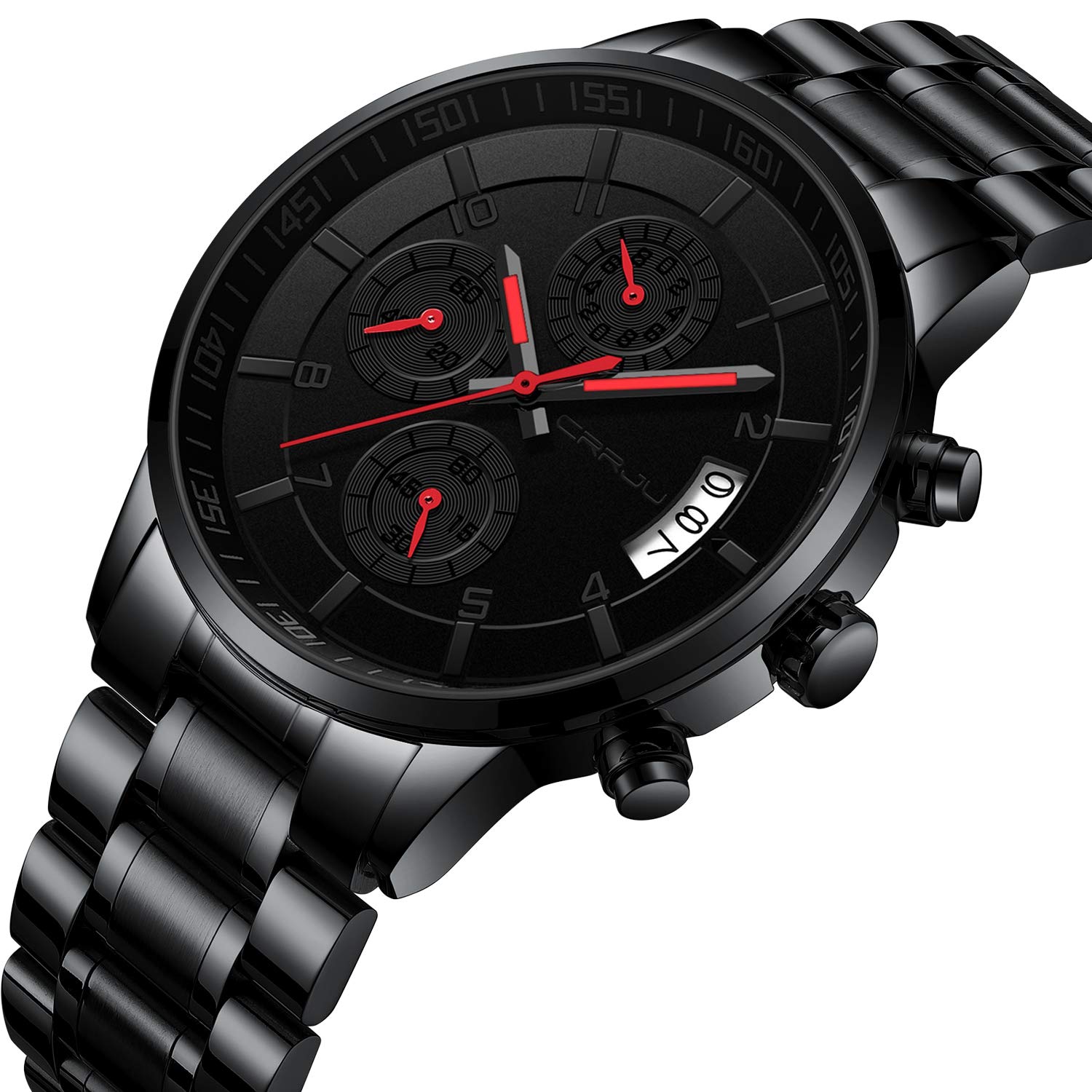 Foto 3 pulgar | Reloj Crrju Fashion Business Auto Date Quartz Para Hombre - Venta Internacional.