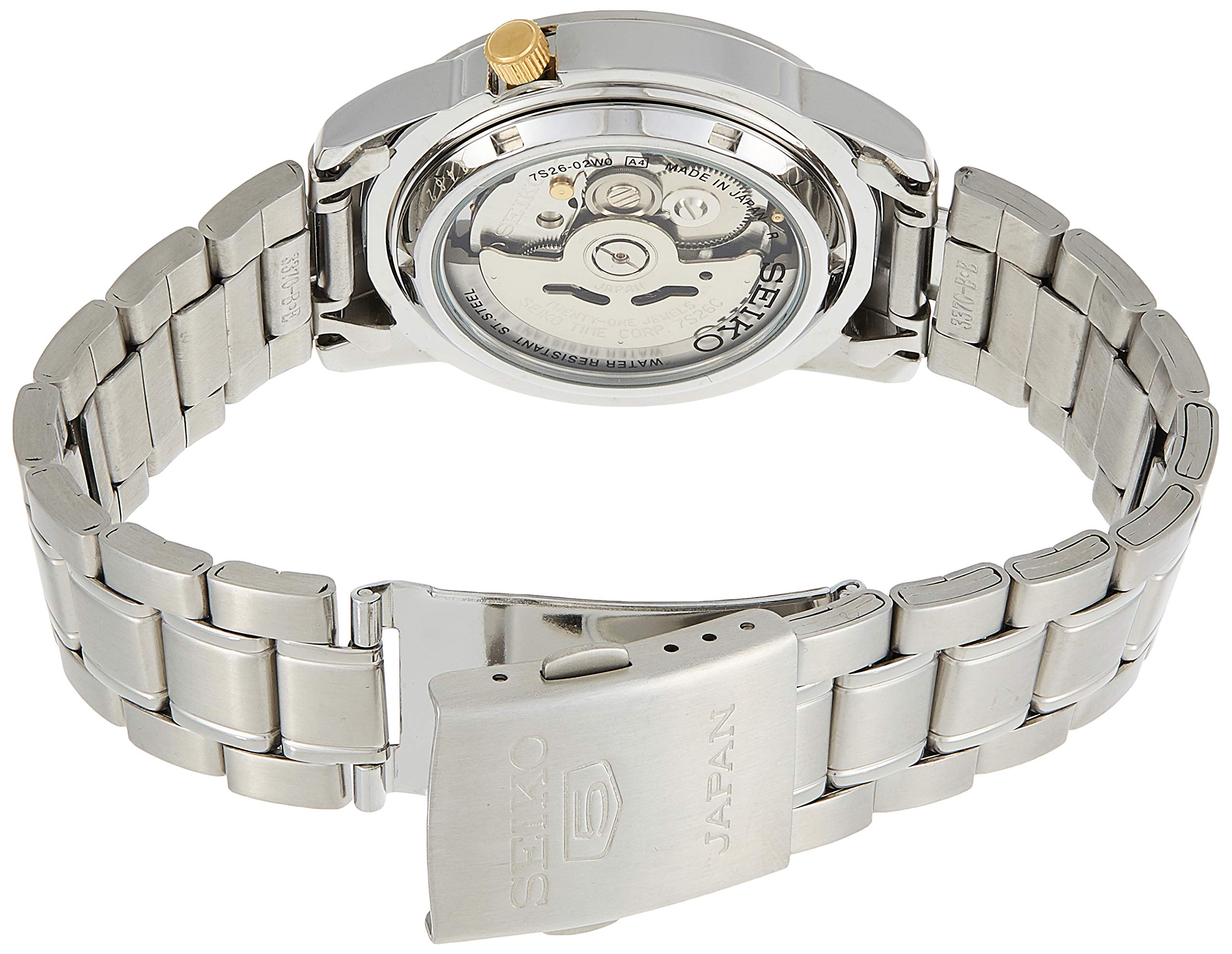 Foto 3 pulgar | Reloj Seiko Series 5 Automatic Snkk07j1 Para Hombre - Venta Internacional.