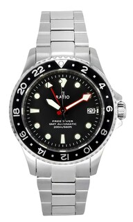 Foto 1 | Reloj De Buceo Ratio Freediver Gmt Sapphire 200 M Water Resist - Venta Internacional.
