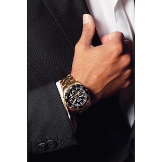 Foto 5 | Reloj Bulova Marine Star Gold Chronograph 98b406 Para Hombre - Venta Internacional.