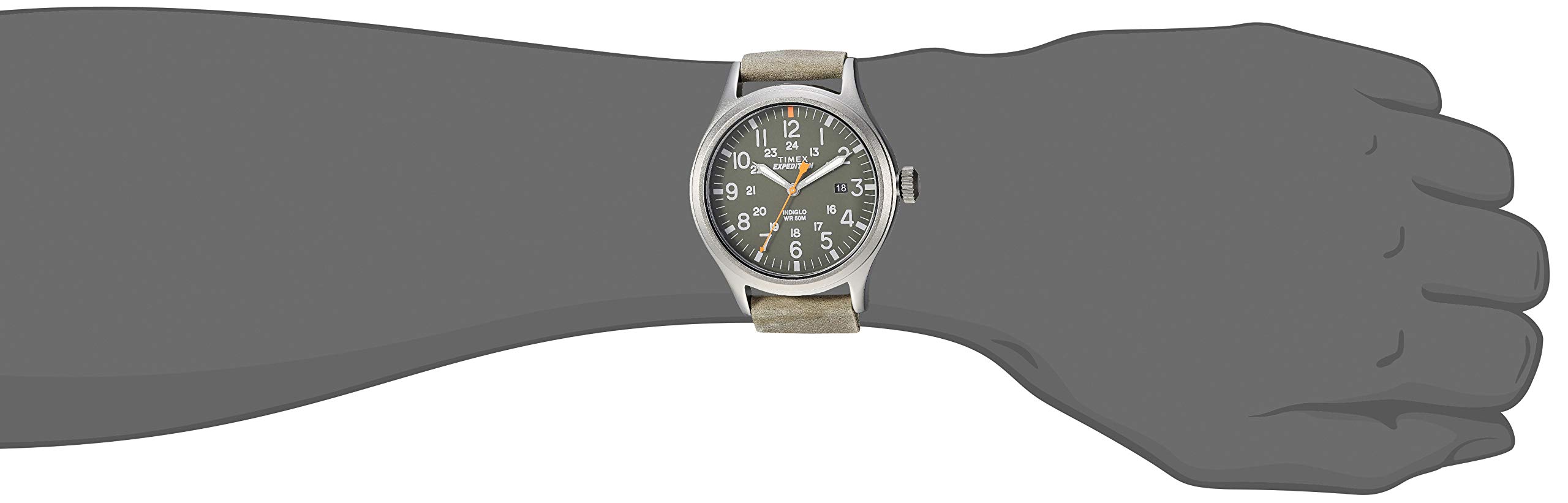 Foto 3 pulgar | Reloj Timex Expedition Scout Para Hombre, Caja De 40 Mm, Color Gris Y Verde - Venta Internacional.