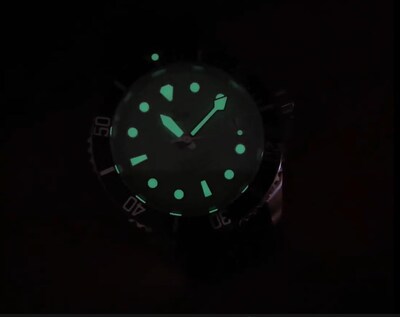 Foto 5 | Reloj Diver Ratio Freediver Con Cristal De Zafiro Resistente Al Agua Hasta 200 M - Venta Internacional.