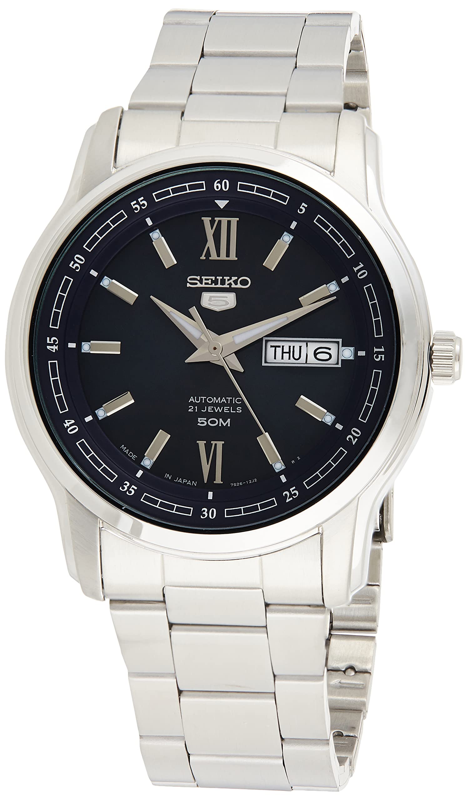 Reloj Seiko 5 Automatic Snkp17j1 Para Hombre De Acero Inoxidable - Venta Internacional.