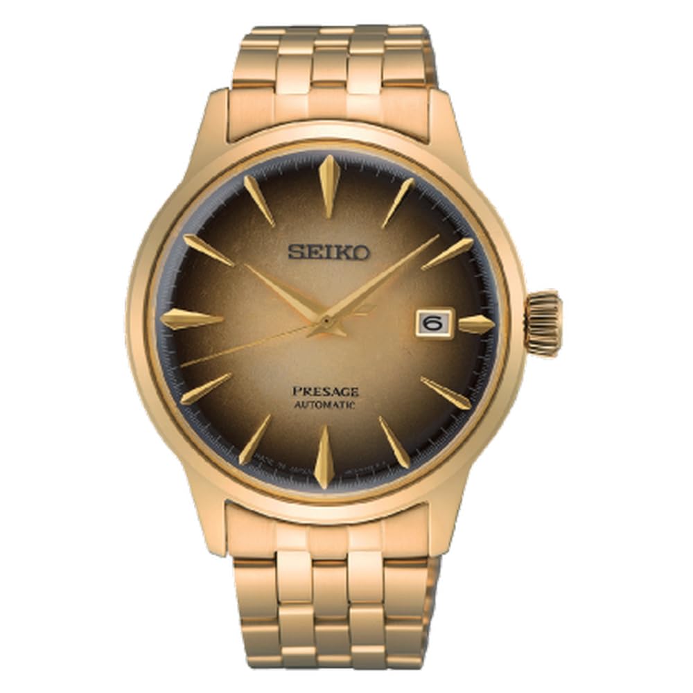 Foto 2 pulgar | Reloj Seiko Srpk48 Presage Collection Para Hombre Con Esfera Dorada - Venta Internacional.