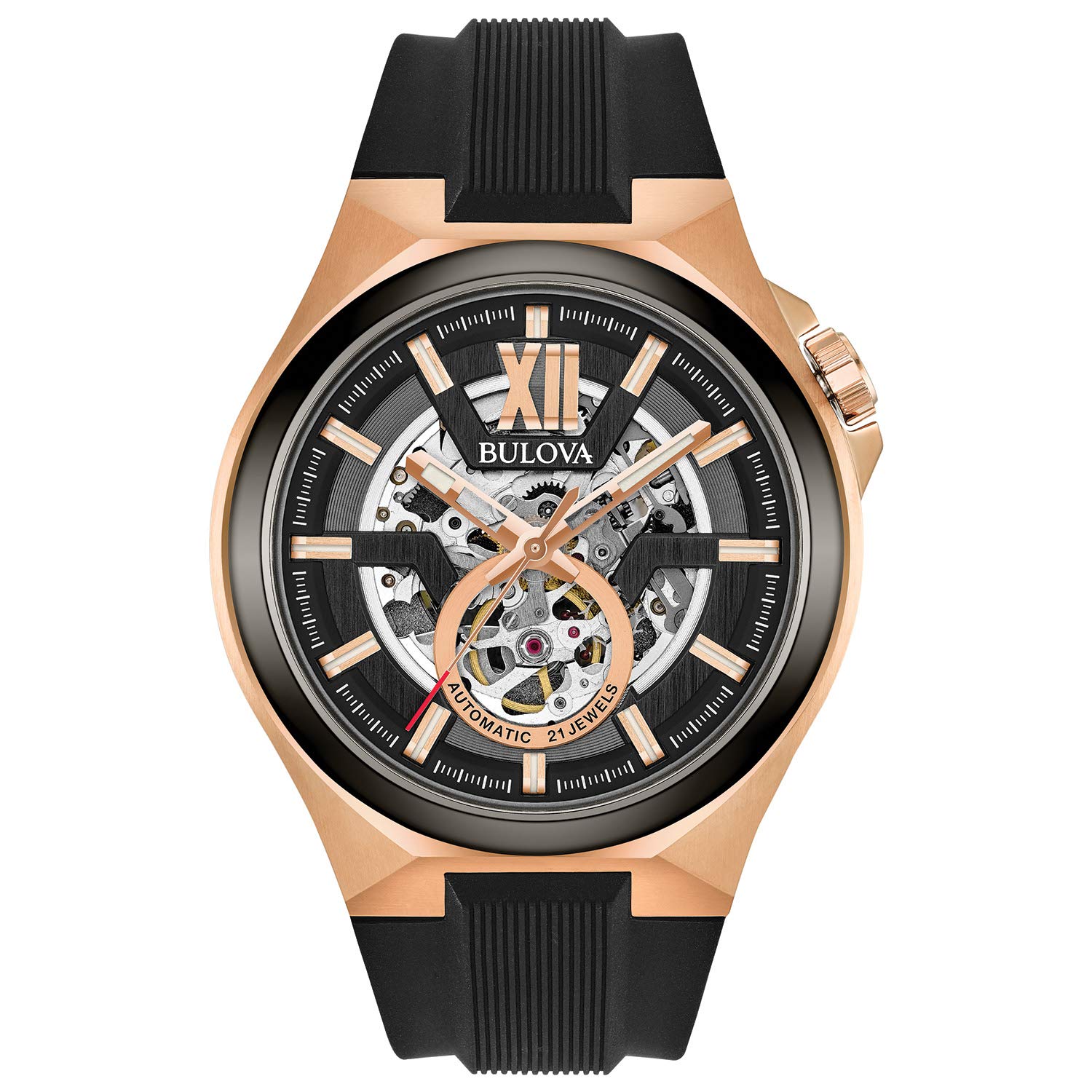 Reloj Bulova Classic Maquina 98a177 Oro Rosa Para Hombre - Venta Internacional.