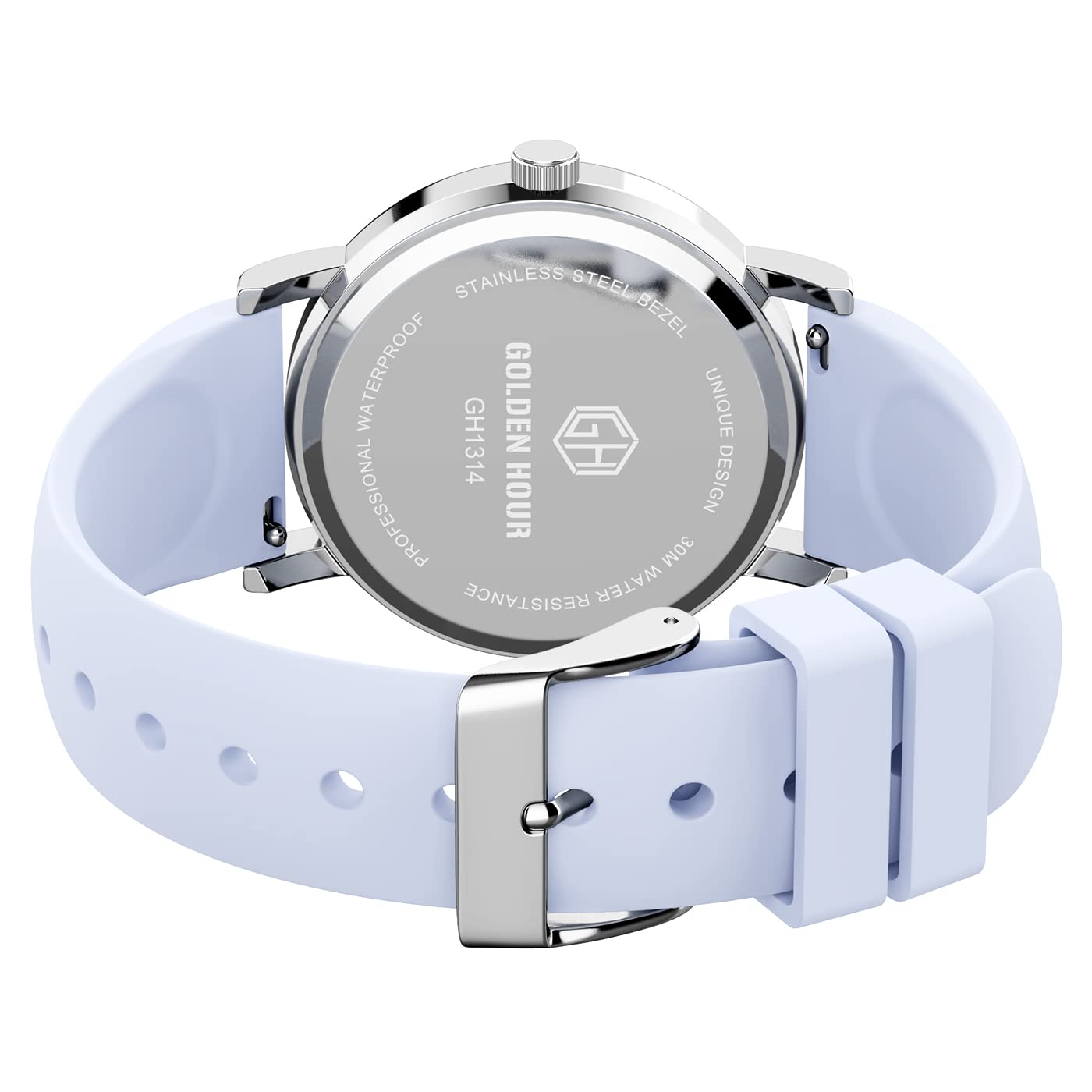 Foto 5 pulgar | Reloj De Enfermera Golden Hour Impermeable De 38 Mm Con Correa De Silicona - Venta Internacional.