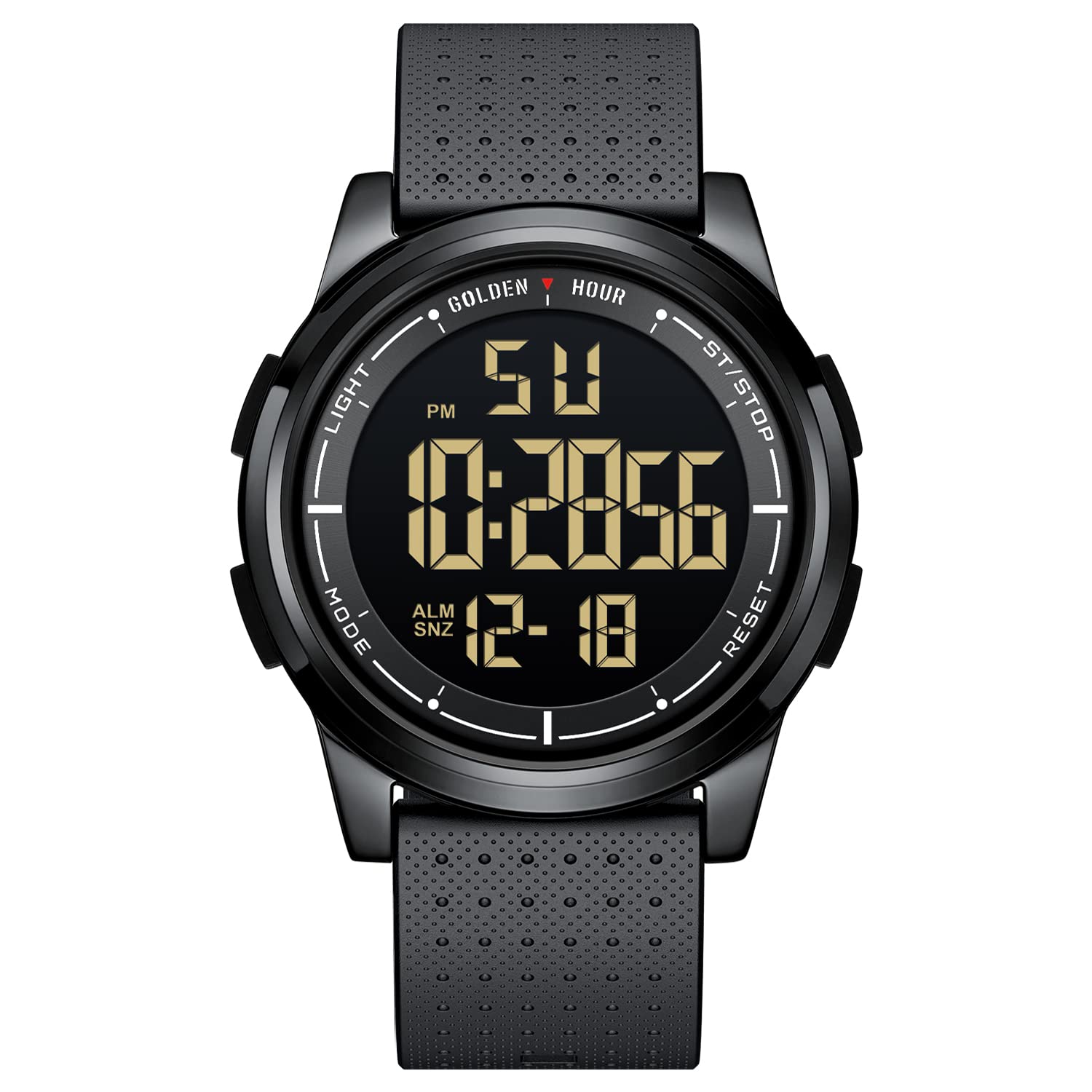 Foto 2 pulgar | Reloj Digital Ultrafino E Impermeable Golden Hour Para Hombre Y Mujer - Venta Internacional.