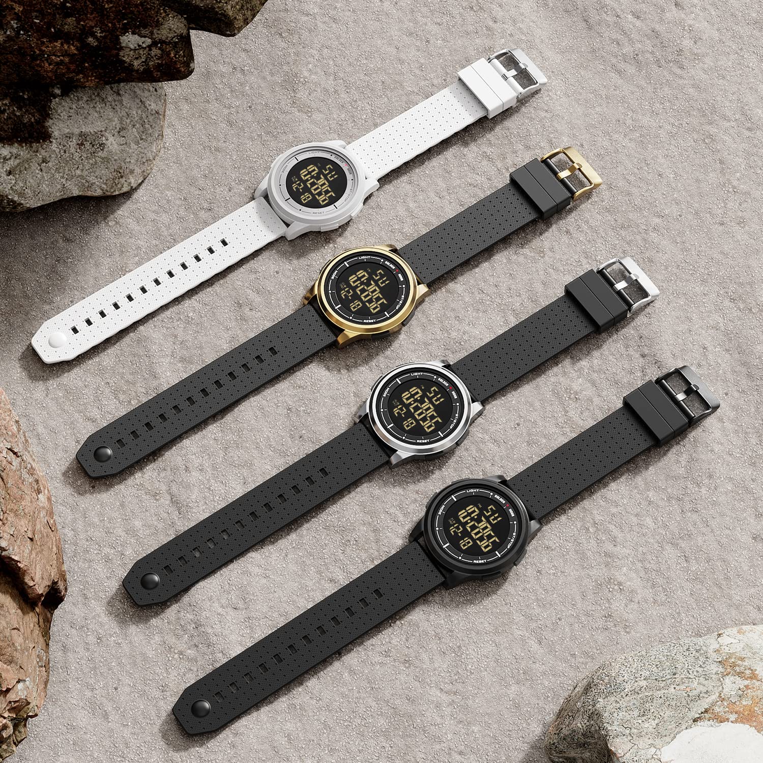 Foto 7 pulgar | Reloj Golden Hour, Ultrafino Y Minimalista, Resistente Al Agua Hasta 50 M - Venta Internacional.