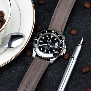 Foto 6 | Pulsera de Reloj Ottoody Leather Quick Release Top Grain 18-22 mm - Venta Internacional