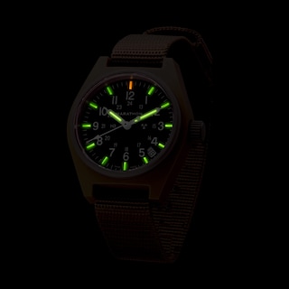 Foto 3 | Reloj Marathon De Cuarzo De Uso General De 34 Mm, Color Marrón Oscuro - Venta Internacional.