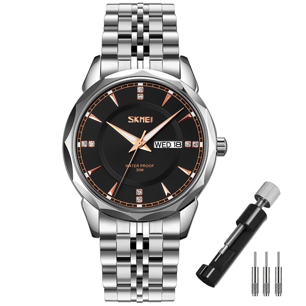 Foto 2 pulgar | Reloj Skmei Business Waterproof Luxury Para Hombre Plateado - Venta Internacional.