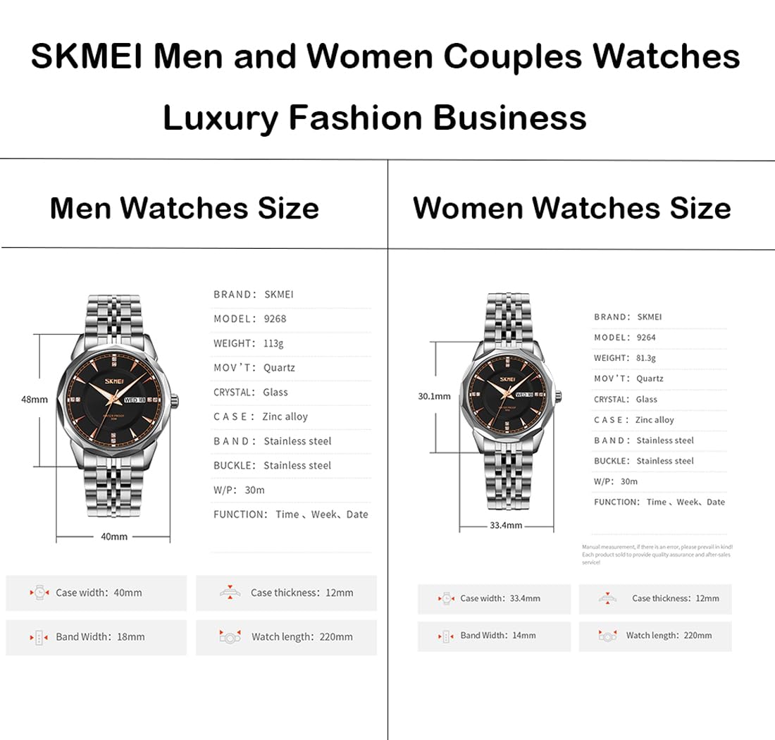 Foto 7 pulgar | Reloj Skmei Business Waterproof Luxury Para Hombre Plateado - Venta Internacional.