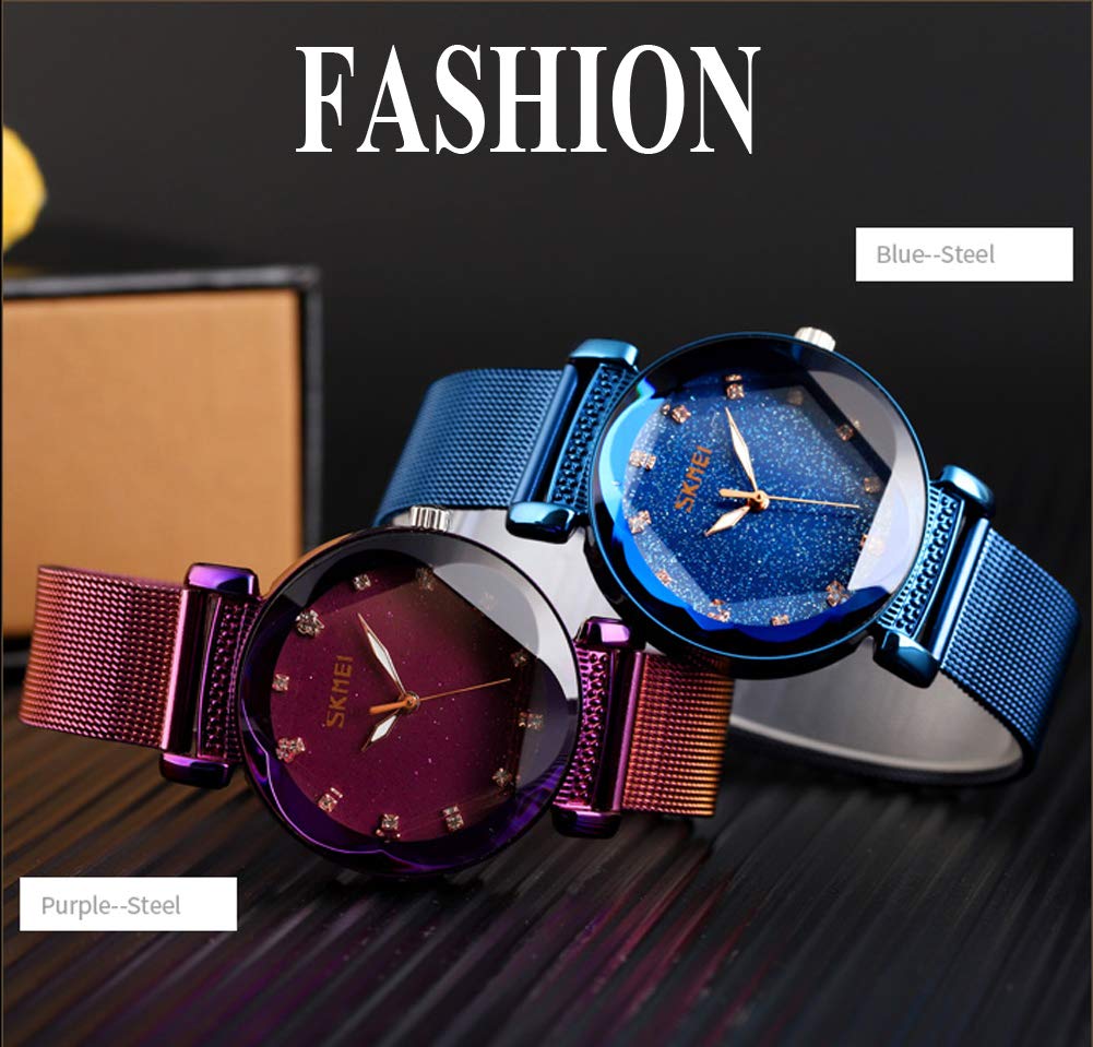 Foto 5 pulgar | Reloj Skmei Vestido De Moda Casual Impermeable Para Mujer En Oro Rosa - Venta Internacional.