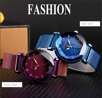 Foto 4 | Reloj Skmei Vestido De Moda Casual Impermeable Para Mujer En Oro Rosa - Venta Internacional.