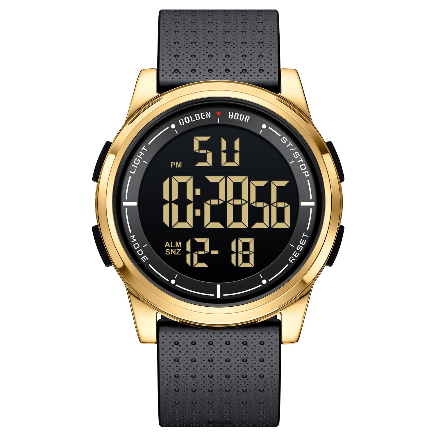 Foto 1 | Reloj Digital Ultrafino E Impermeable Golden Hour Para Hombre - Venta Internacional.